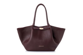 Vince Camuto Bolso Tote Prato - Burgundy